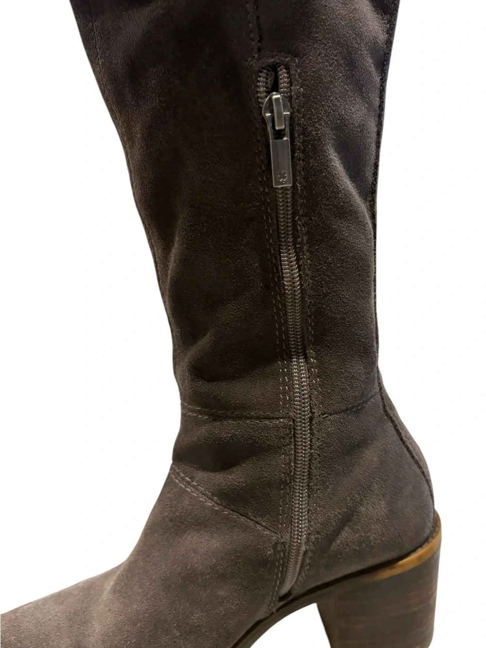 Lucky Brand - Women's Rayla suede over the knee boots. dark brown. Size 7.5
